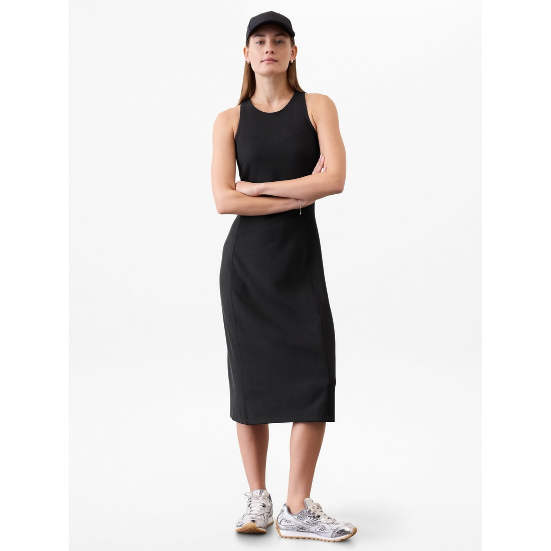 Women's Seasoft Rib Midi Tank Dress