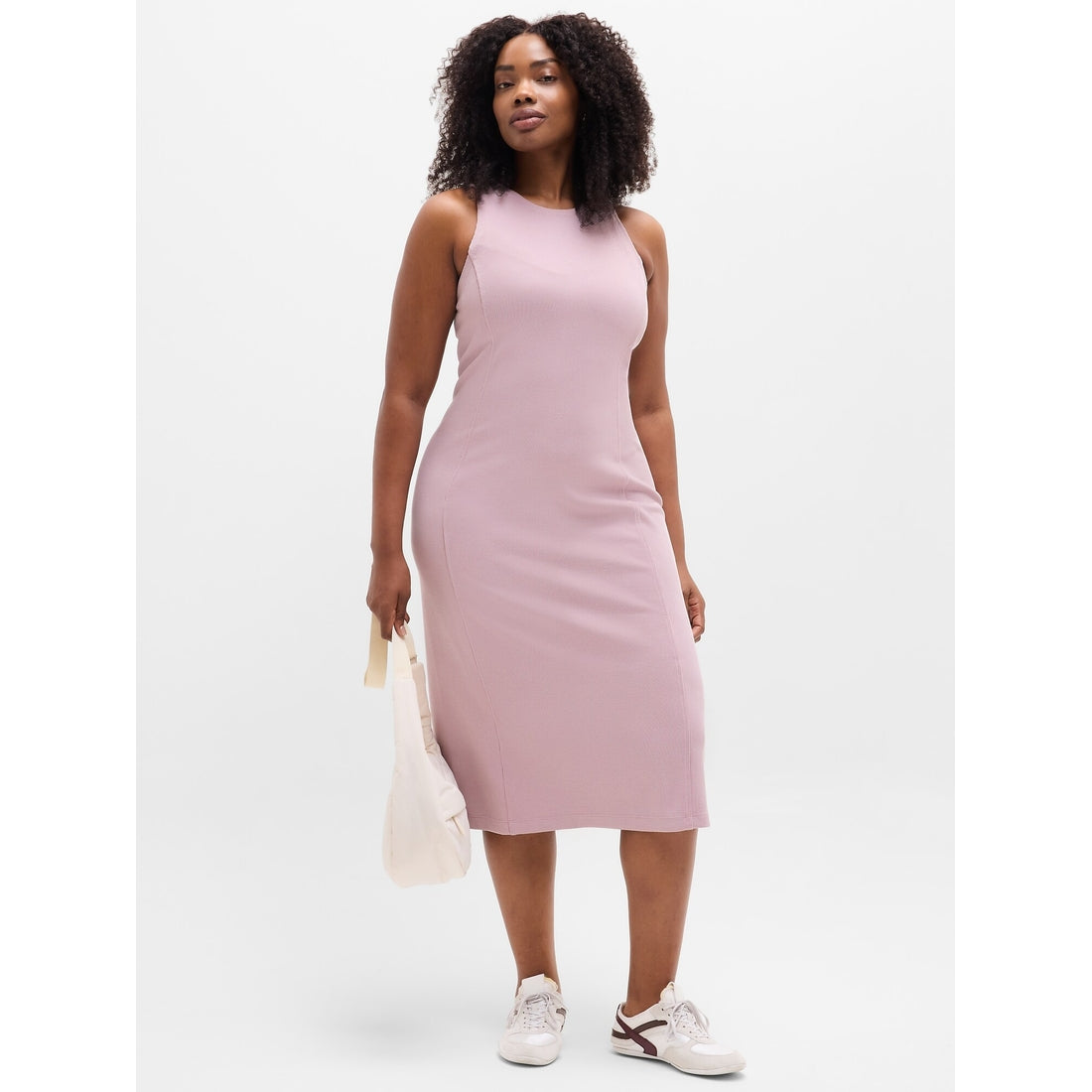 Women's Seasoft Rib Midi Tank Dress