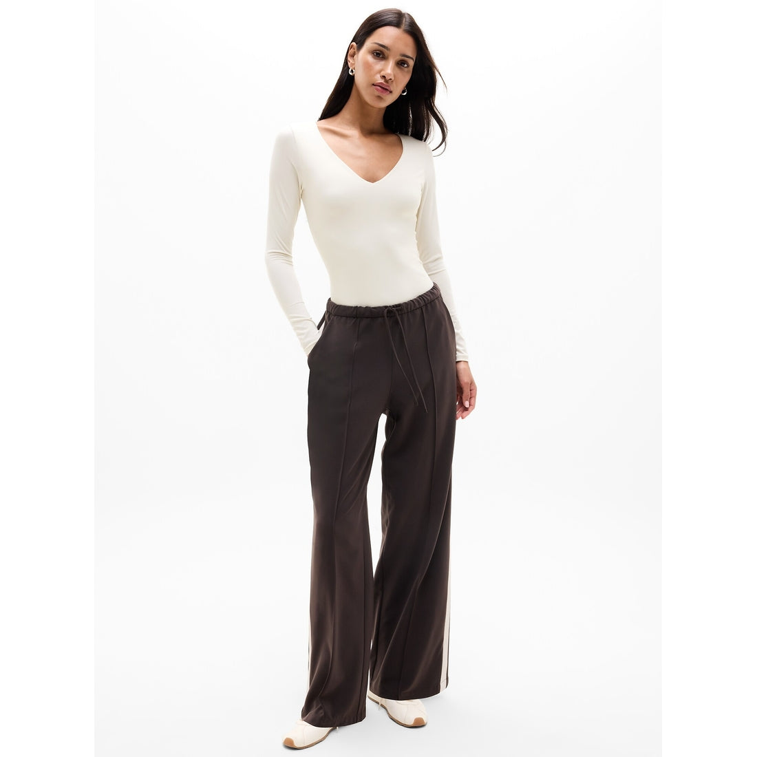 Women's Bodymove Plunge Long Sleeve Bodysuit