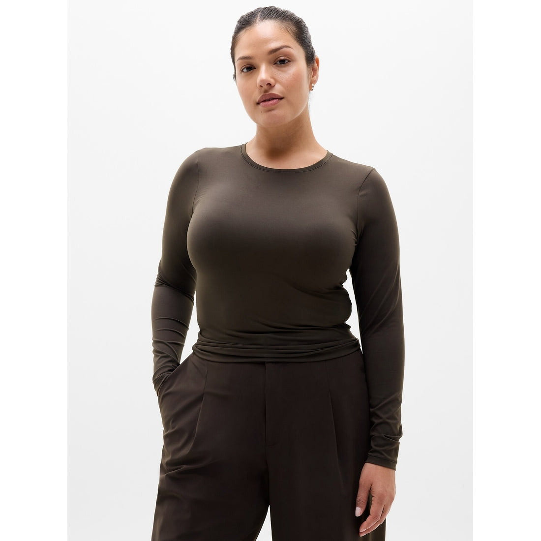 Women's Bodymove Crew Neck Long Sleeve Top