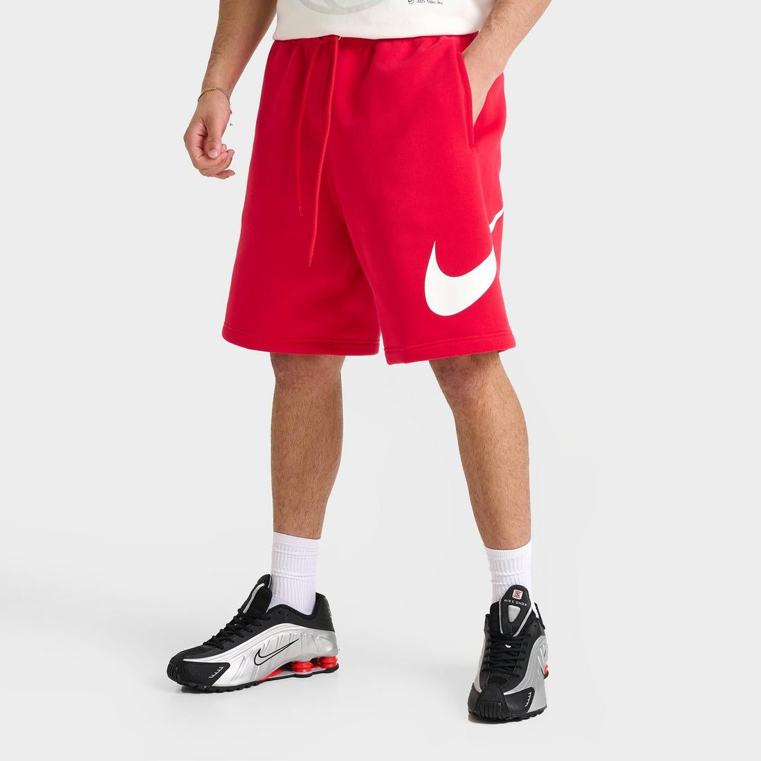 Nike Men's Club Fleece Swoosh Graphic Shorts