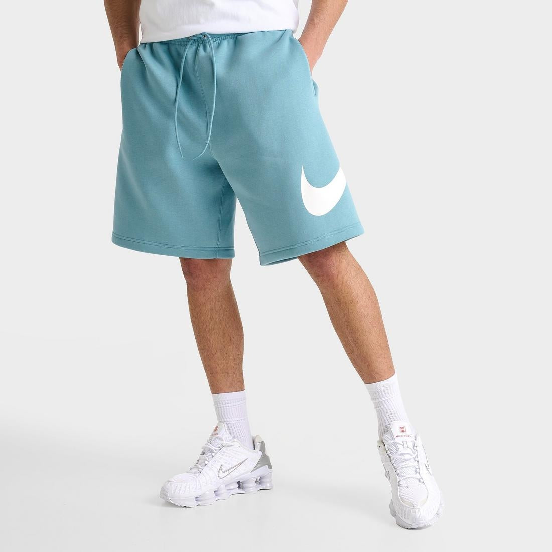 Nike Men's Club Fleece Swoosh Graphic Shorts