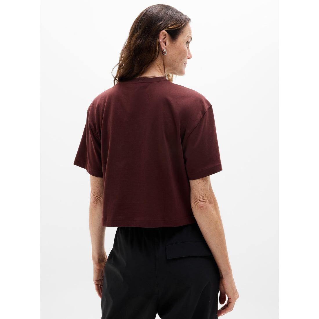 Women's True Cotton Crop Tee