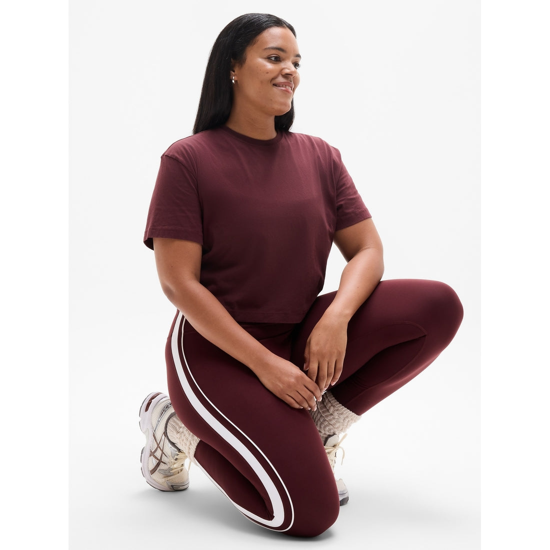 Women's True Cotton Crop Tee