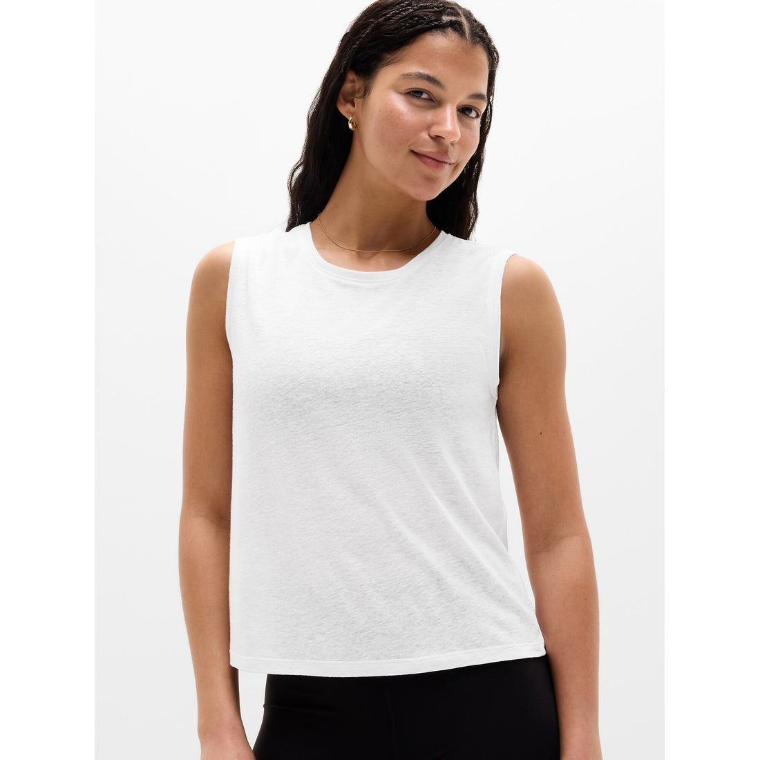Women's Getaway Linen Blend Muscle Tank