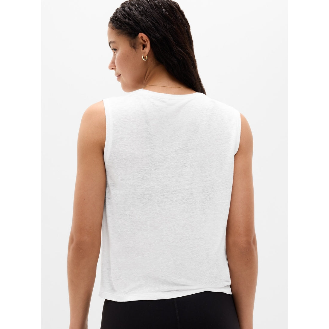 Women's Getaway Linen Blend Muscle Tank