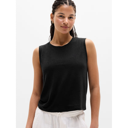 Women's Getaway Linen Blend Muscle Tank