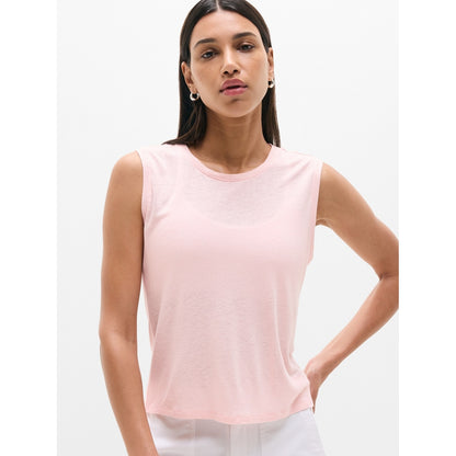 Women's Getaway Linen Blend Muscle Tank