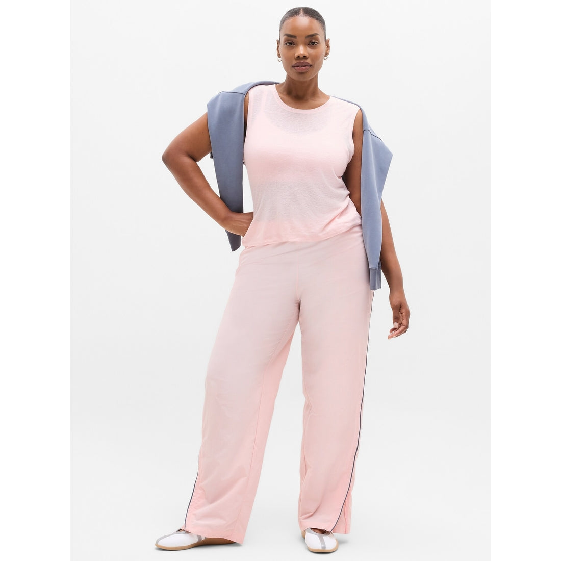 Women's Getaway Linen Blend Muscle Tank