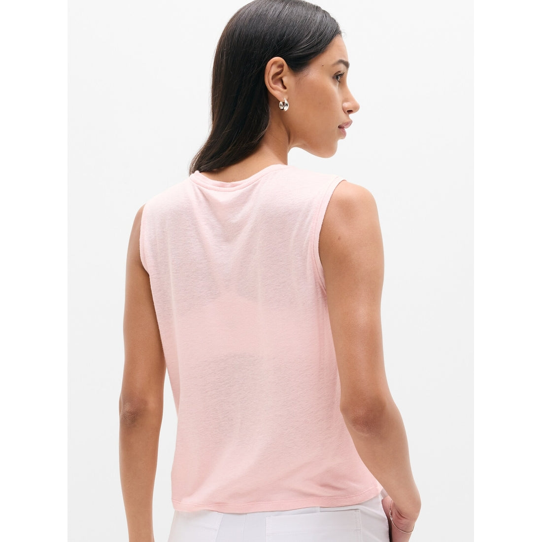 Women's Getaway Linen Blend Muscle Tank