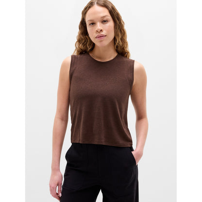 Women's Getaway Linen Blend Muscle Tank