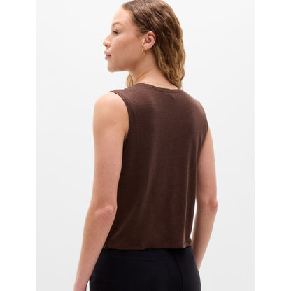 Women's Getaway Linen Blend Muscle Tank