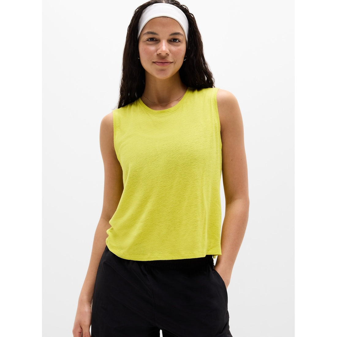 Women's Getaway Linen Blend Muscle Tank