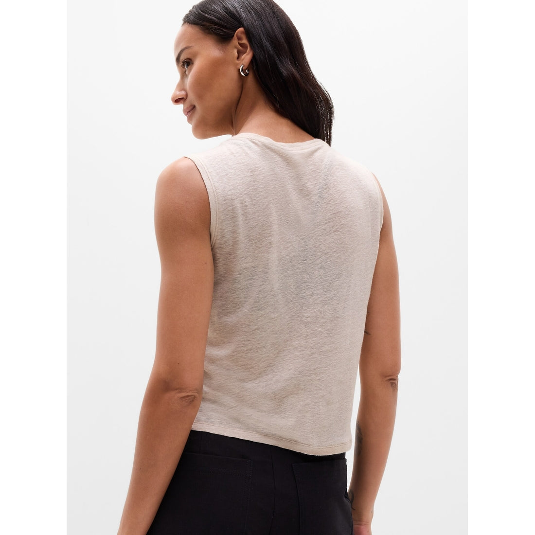 Women's Getaway Linen Blend Muscle Tank