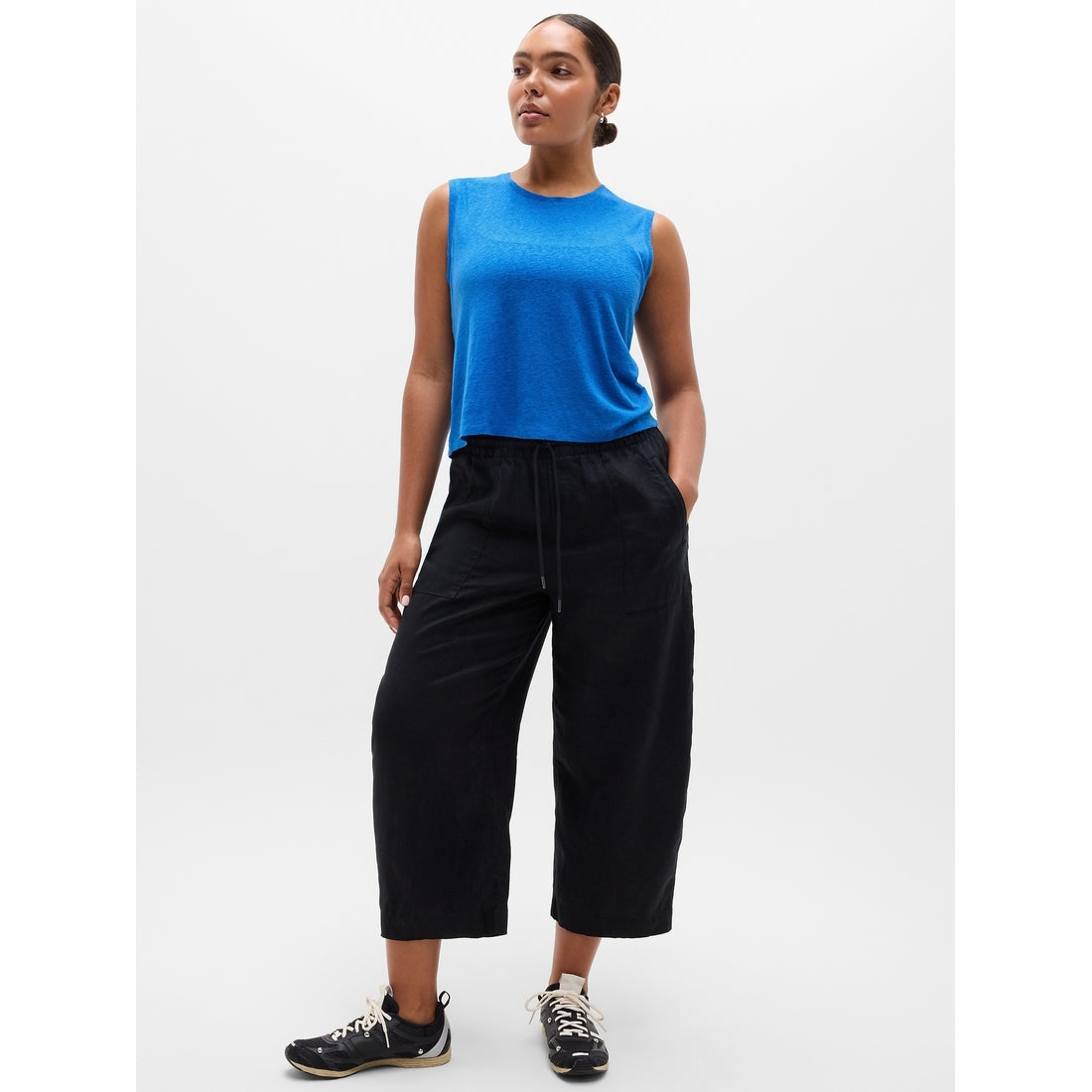 Women's Getaway Linen Blend Muscle Tank