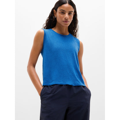 Women's Getaway Linen Blend Muscle Tank