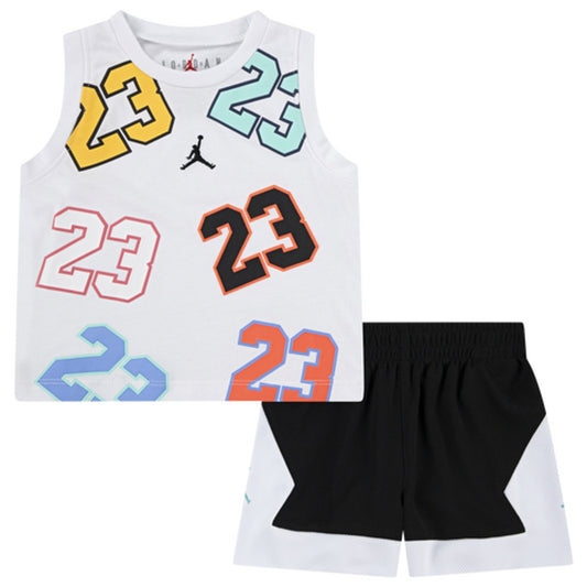 Boys Infant Jordan Jordan 23 Mashup Tank Mesh Short Set