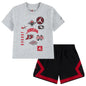Boys Jordan Dynasty Patch T-Shirt Shorts Set