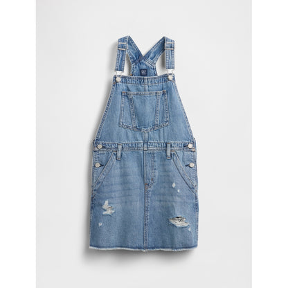 Girls' Denim Pinafore Dress