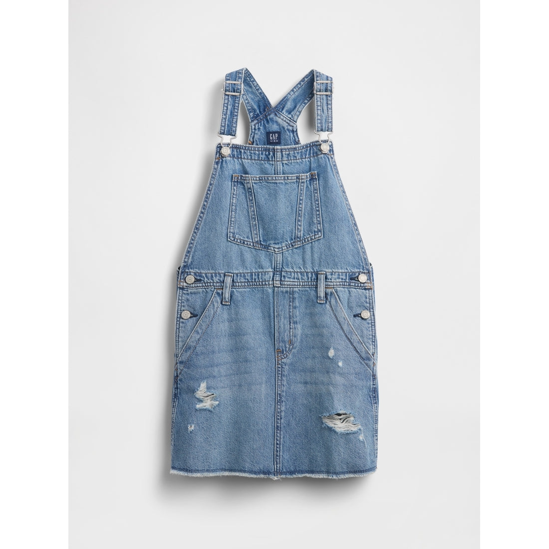 Girls' Denim Pinafore Dress