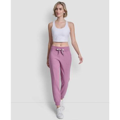 Dkny Sport Women's Logo-Drawstring High-Rise Joggers