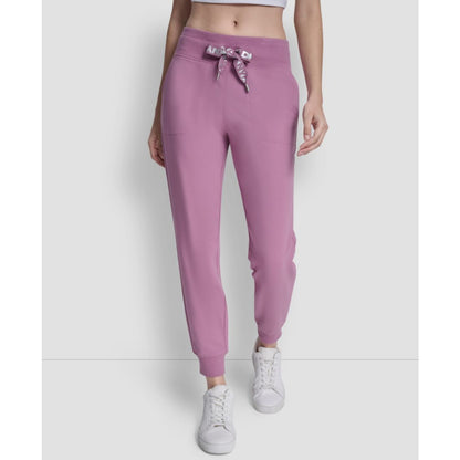 Dkny Sport Women's Logo-Drawstring High-Rise Joggers