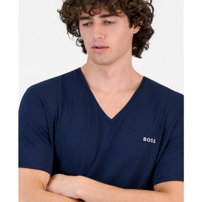 Hugo Boss Men's Modal-Blend V-Neck Comfort T-Shirt