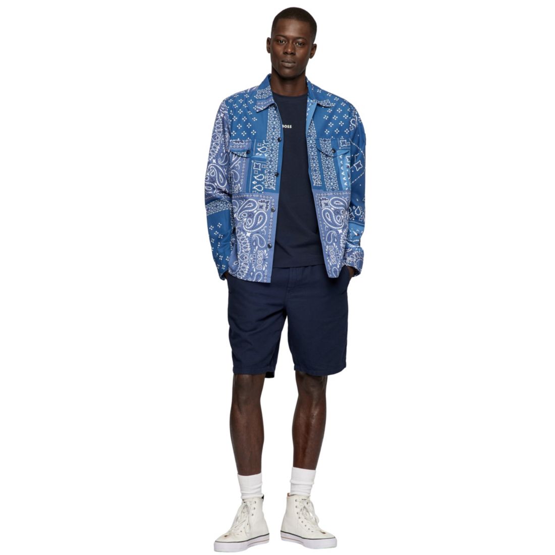 Boss by Hugo Boss Men's Logo Print Relaxed-Fit T-Shirt
