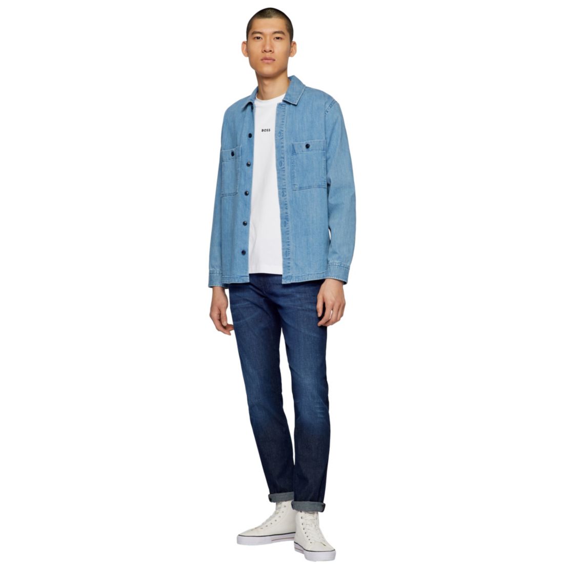 Boss by Hugo Boss Men's Logo Print Relaxed-Fit T-Shirt