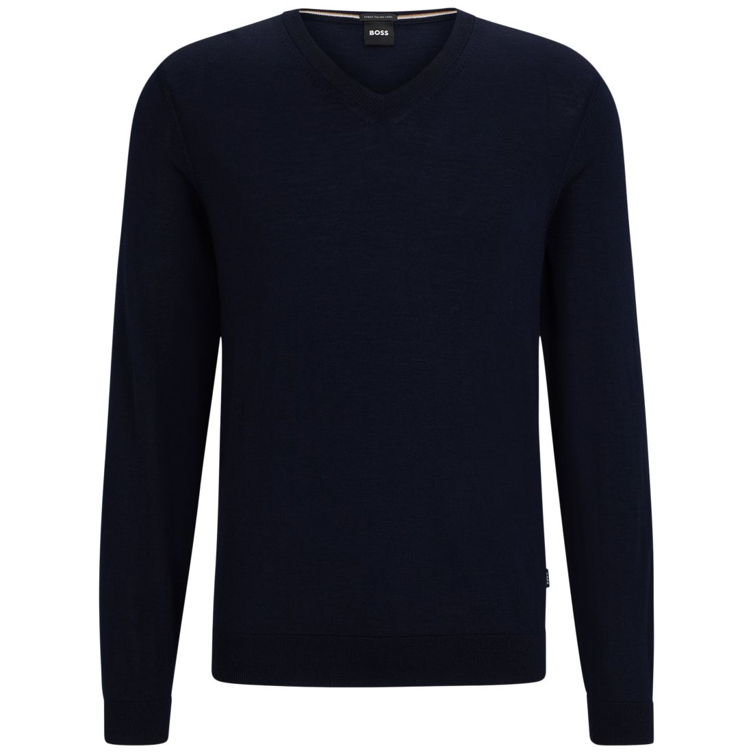 Boss by Hugo Boss Men's Slim-Fit Merino Wool V-Neck Sweater