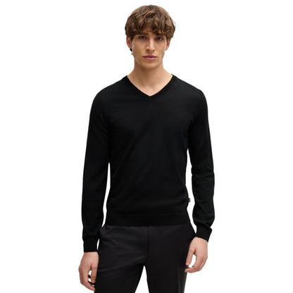 Boss by Hugo Boss Men's Slim-Fit Merino Wool V-Neck Sweater