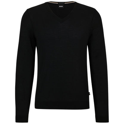 Boss by Hugo Boss Men's Slim-Fit Merino Wool V-Neck Sweater