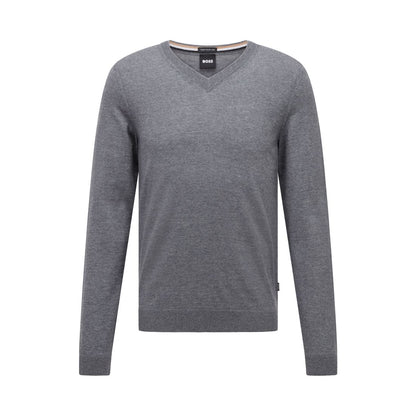 Boss by Hugo Boss Men's Slim-Fit Merino Wool V-Neck Sweater