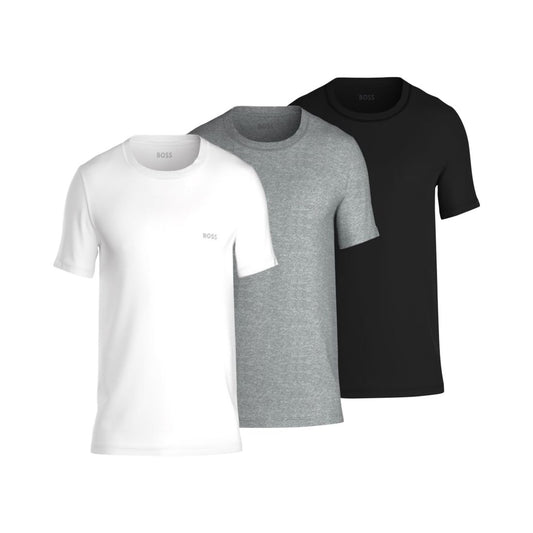 Boss by Hugo Boss Men's 3-Pack Classic Assorted Solid Color Crewneck T-Shirts