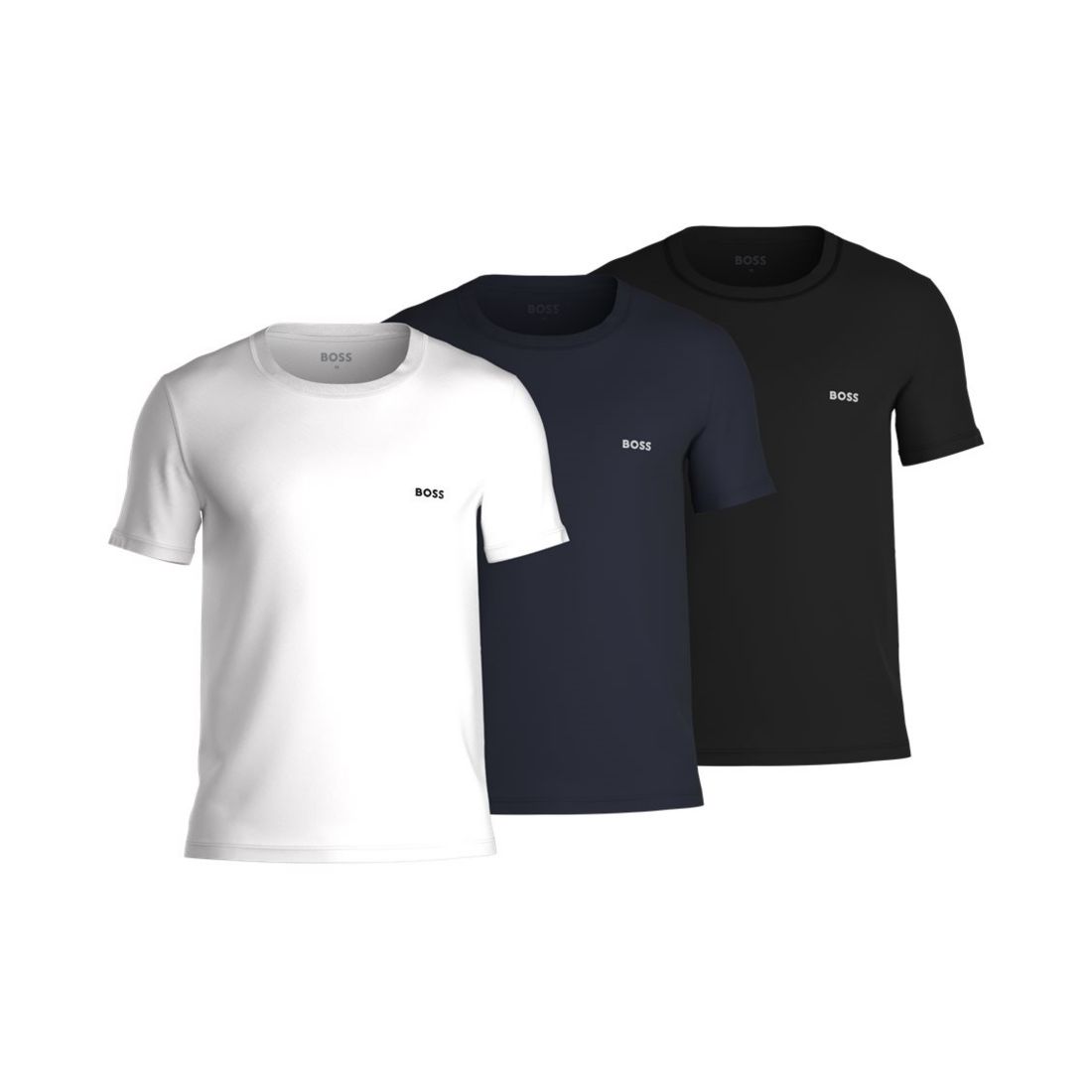 Boss by Hugo Boss Men's 3-Pack Classic Logo-Print Cotton T-Shirts