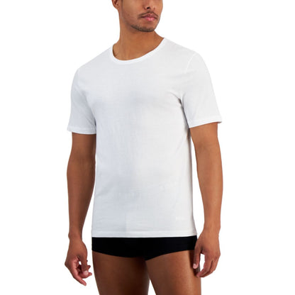 Boss by Hugo Boss Men's 5-Pack Authentic Solid Cotton Undershirts