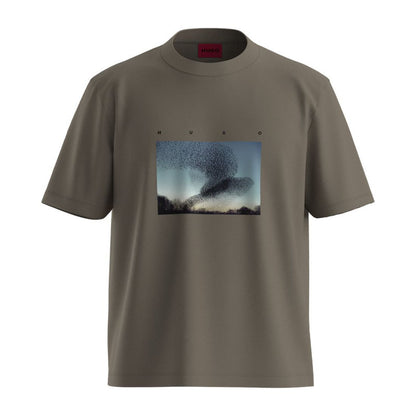 Hugo Boss Men's Graphic Printed Crewneck T-Shirt