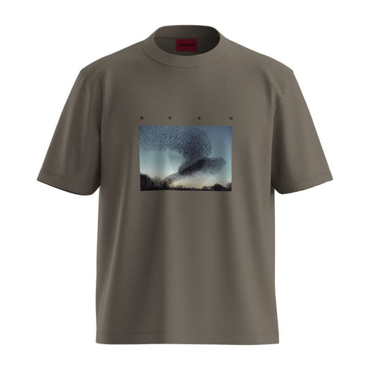 Hugo Boss Men's Graphic Printed Crewneck T-Shirt