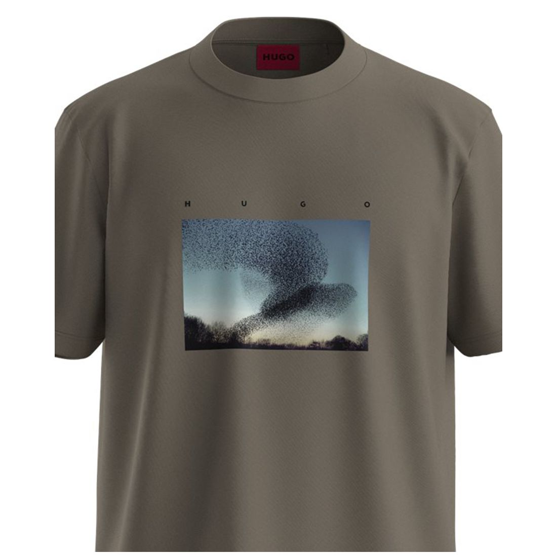 Hugo Boss Men's Graphic Printed Crewneck T-Shirt