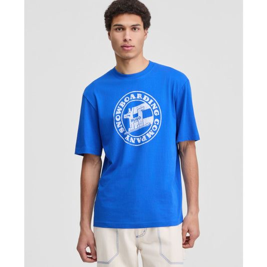 Hugo Boss Men's Napolux Short-Sleeve Crewneck Graphic T-Shirt