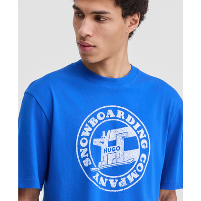 Hugo Boss Men's Napolux Short-Sleeve Crewneck Graphic T-Shirt