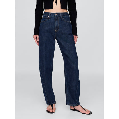 Women's High Rise Barrel Jeans