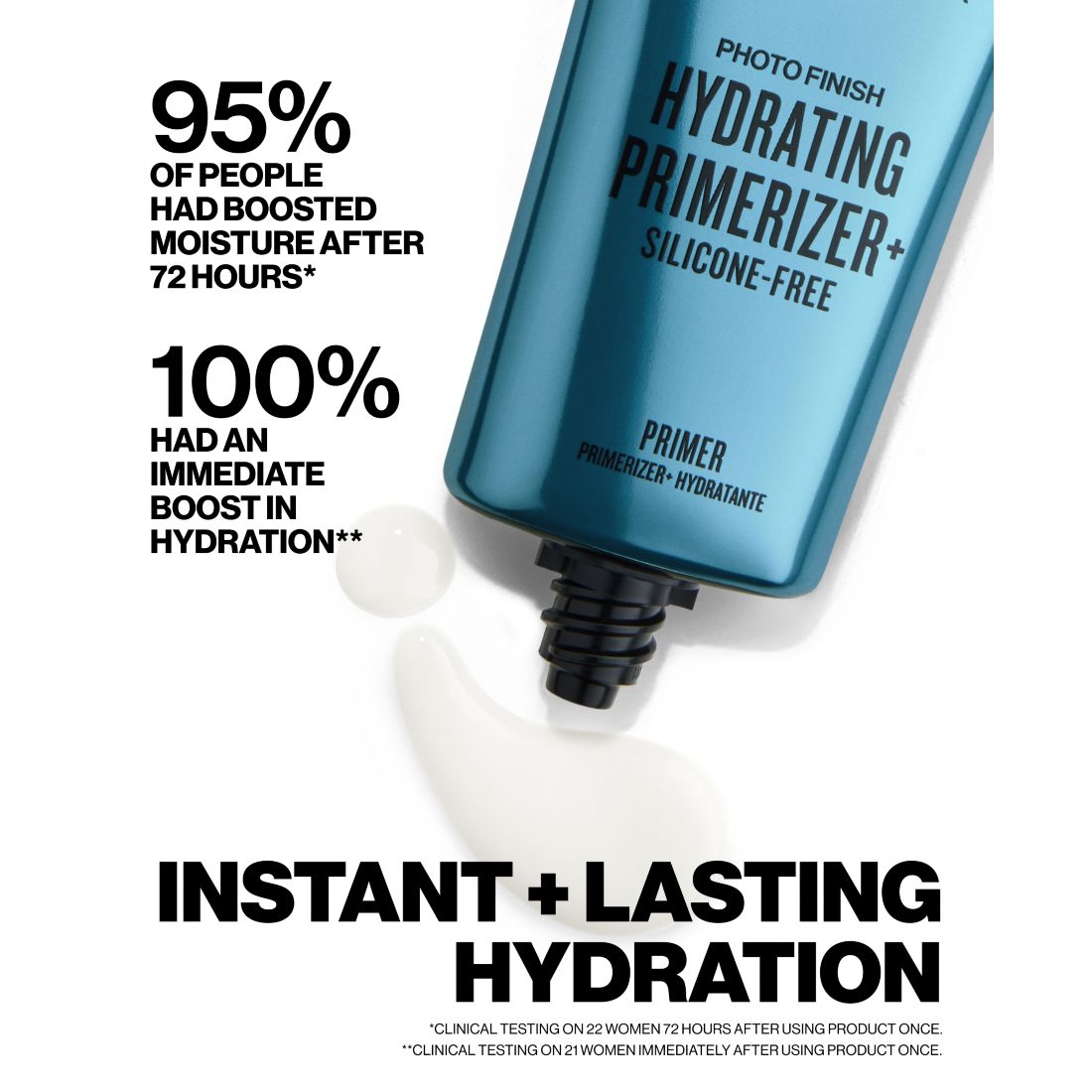 Smashbox Photo Finish Hydrating Primerizer+ Silicone-Free Primer, 1.35 oz.