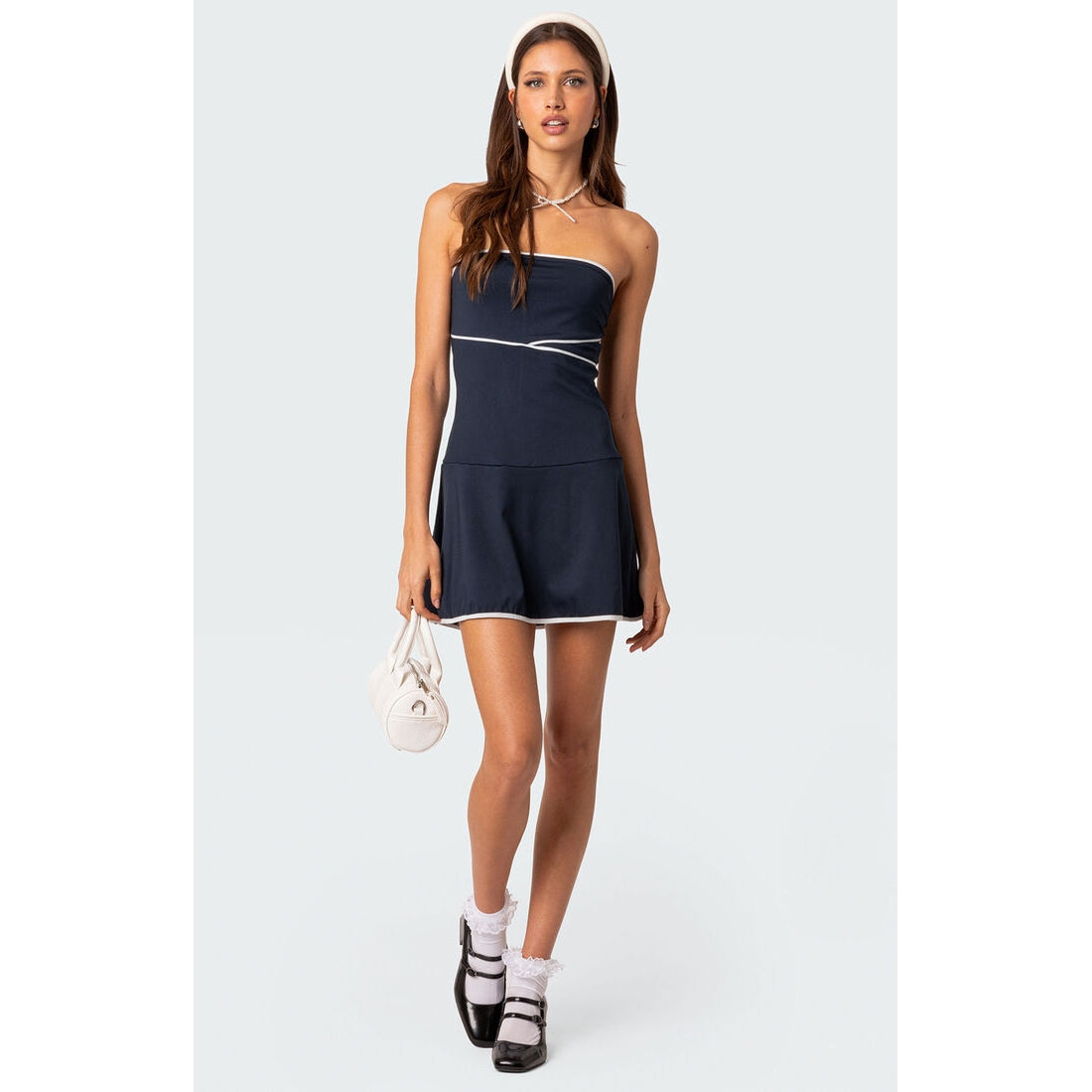 Edikted Women's Freya Contrast Mini Dress