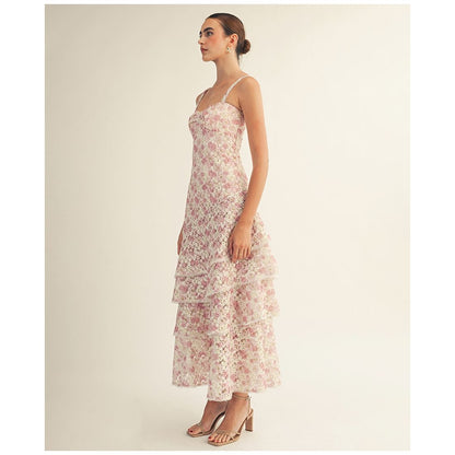 Arose Studio, Inc Women's Lorraine Sweetheart Neck Midi Dress