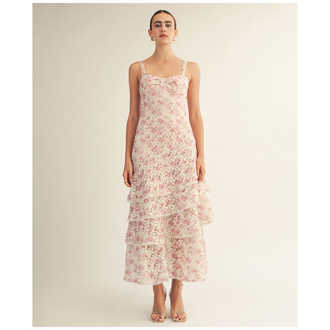 Arose Studio, Inc Women's Lorraine Sweetheart Neck Midi Dress