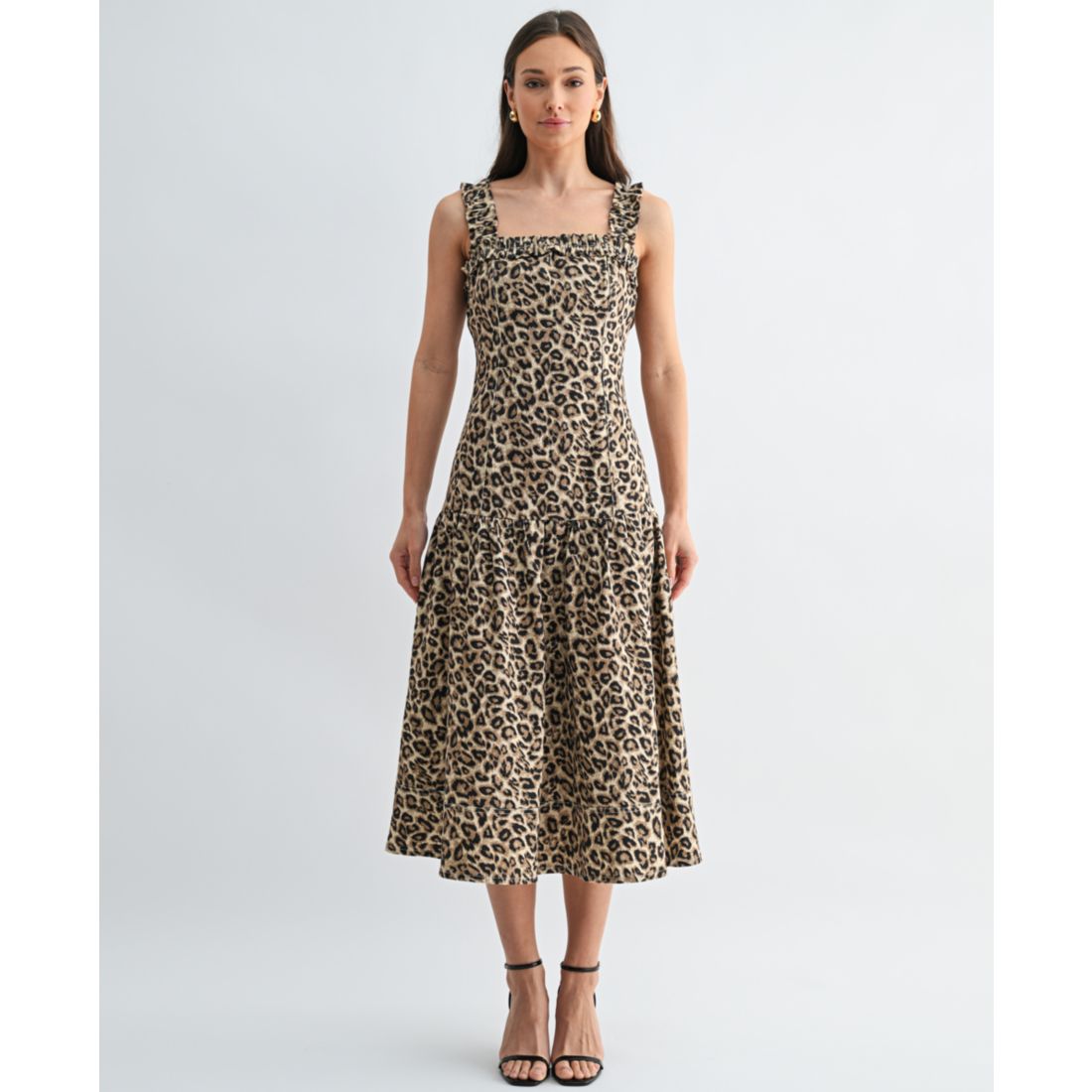 Arose Studio, Inc Women's Raya Dropped Waist Midi Dress
