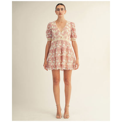 Arose Studio, Inc Women's V-Neck Mini Dress