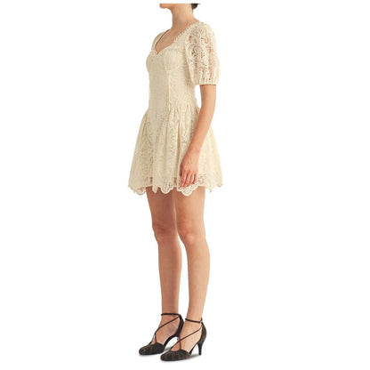 Arose Studio, Inc Women's Amaline Balloon Sleeve Sweetheart Neck Mini Dress