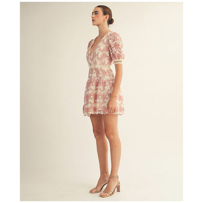 Arose Studio, Inc Women's V-Neck Mini Dress